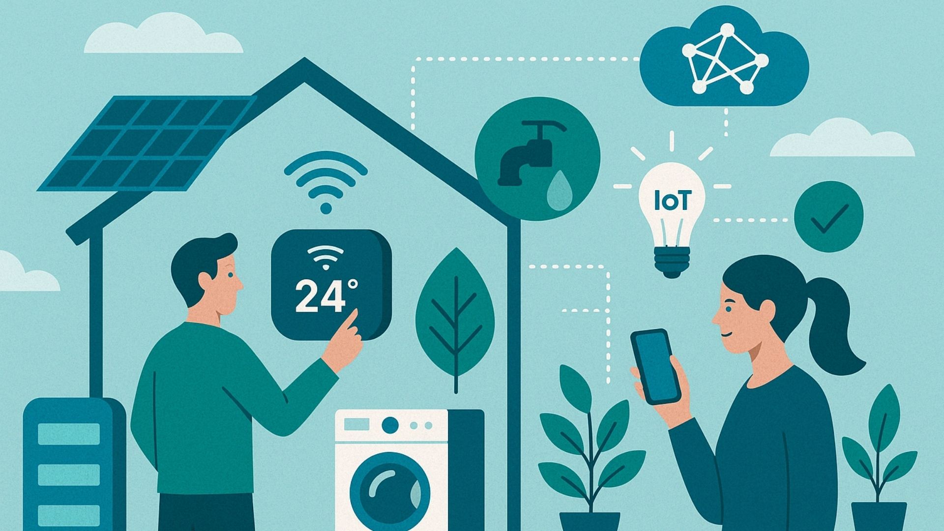 Akıllı Sistemler ve IoT ile Evlerde Enerji ve Su Verimliliği