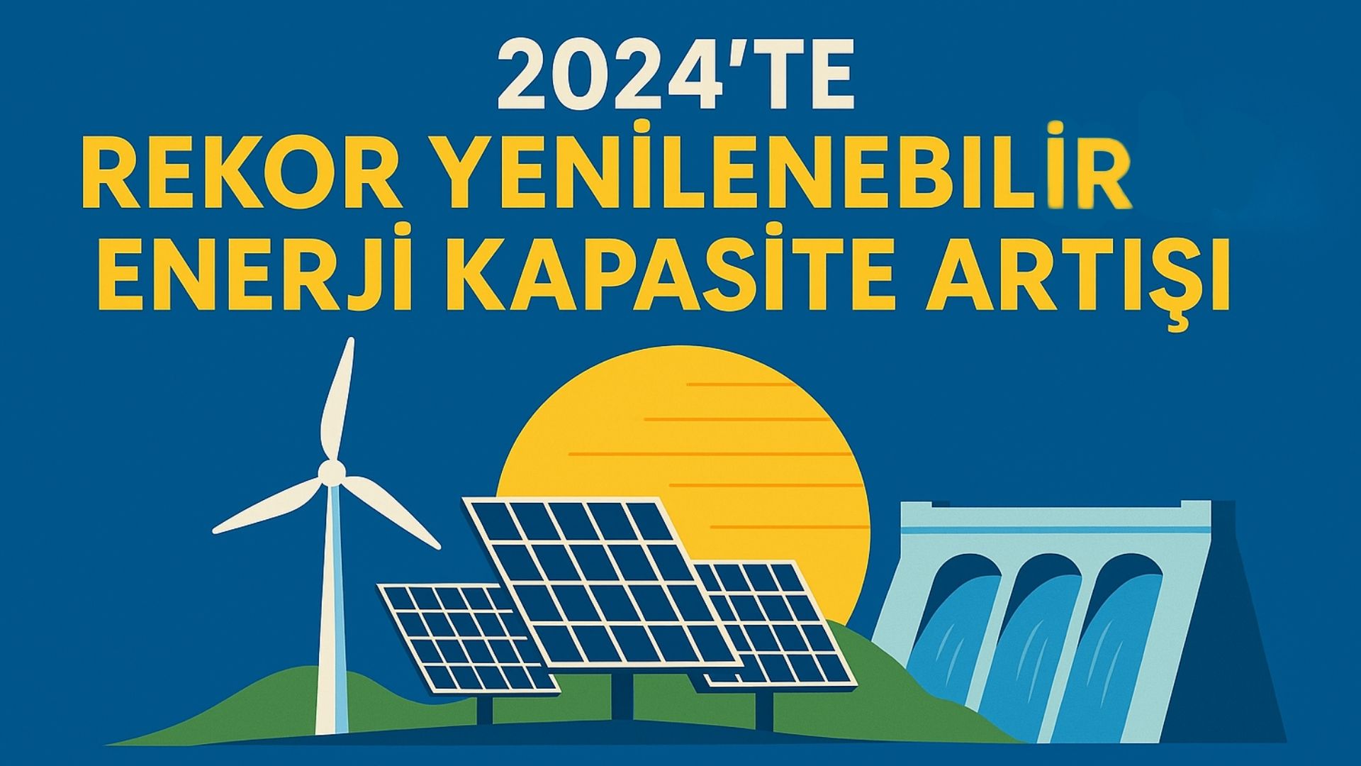 2024 Yılında Küresel Yenilenebilir Enerji Kapasitesi Rekor Kırdı