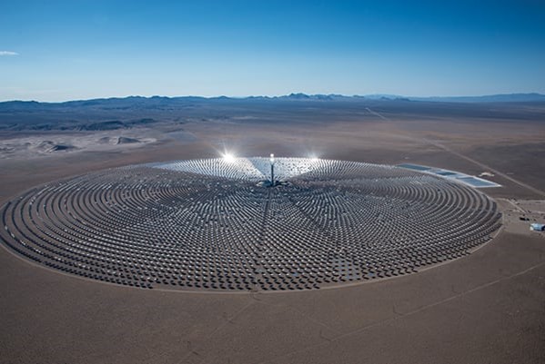 solar termal crescent dunes